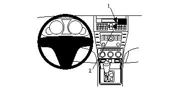 Brodit 854266 support voiture Mazda 6