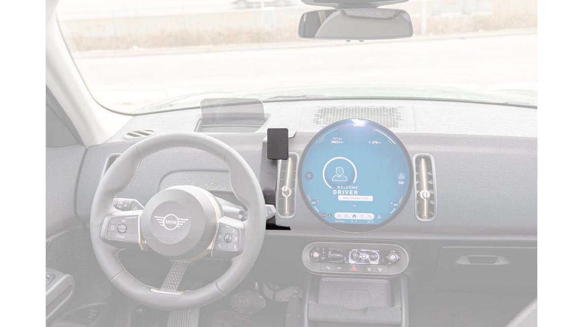 Brodit 856126 Autohalterung Mini, Countryman 25-, an der Mittelconsole, Center mount
