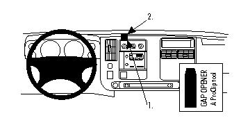 Brodit 213463 Autohalterung Chevrolet Express
