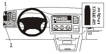 Brodit 803122 Autohalterung Cadillac Escalade