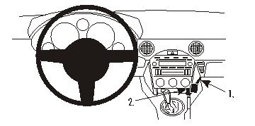 Brodit 853755 support voiture Mazda Miata