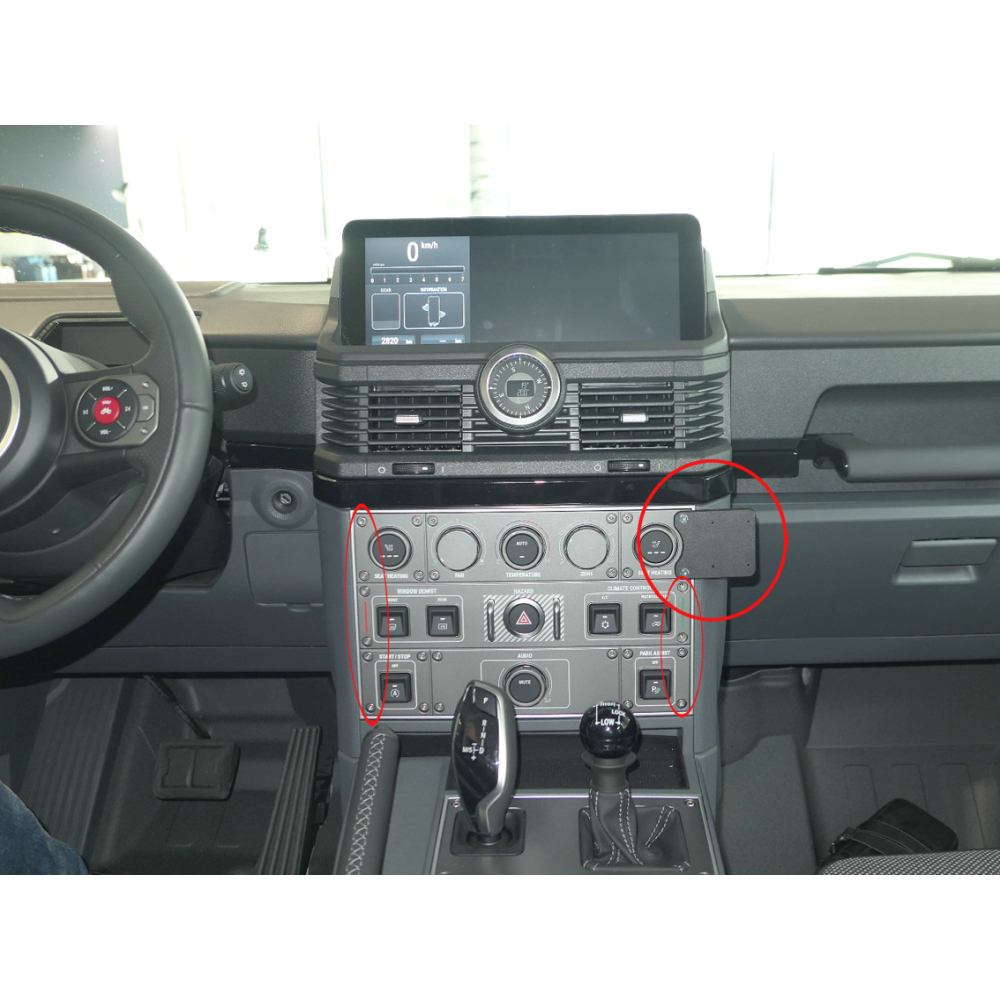Brodit 855957 support voiture Ineos Grenadier, 22- fixation à la console