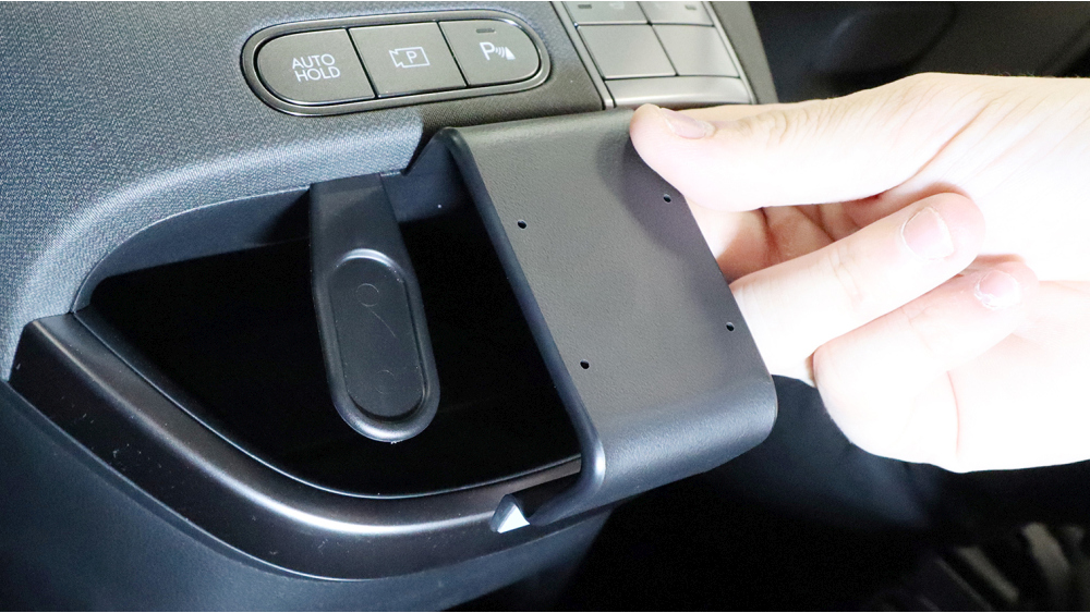 Brodit 856221 Autohalterung Hyundai, Inster 25-, an der Mittelconsole, Center mount
