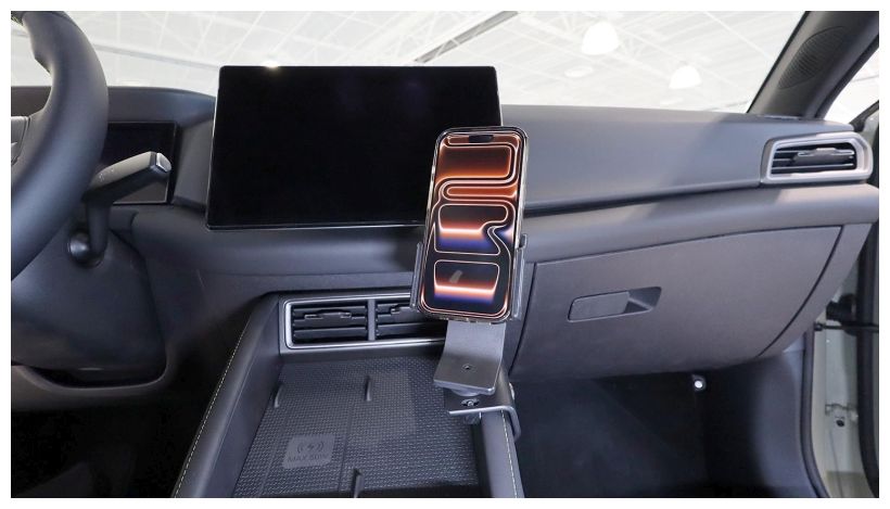 Brodit 836301 Autohalterung BYD, Atto 2 25-, an der Konsole abgewinkelt, Console mount