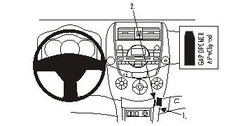 Brodit 853754 Autohalterung Toyota RAV 4