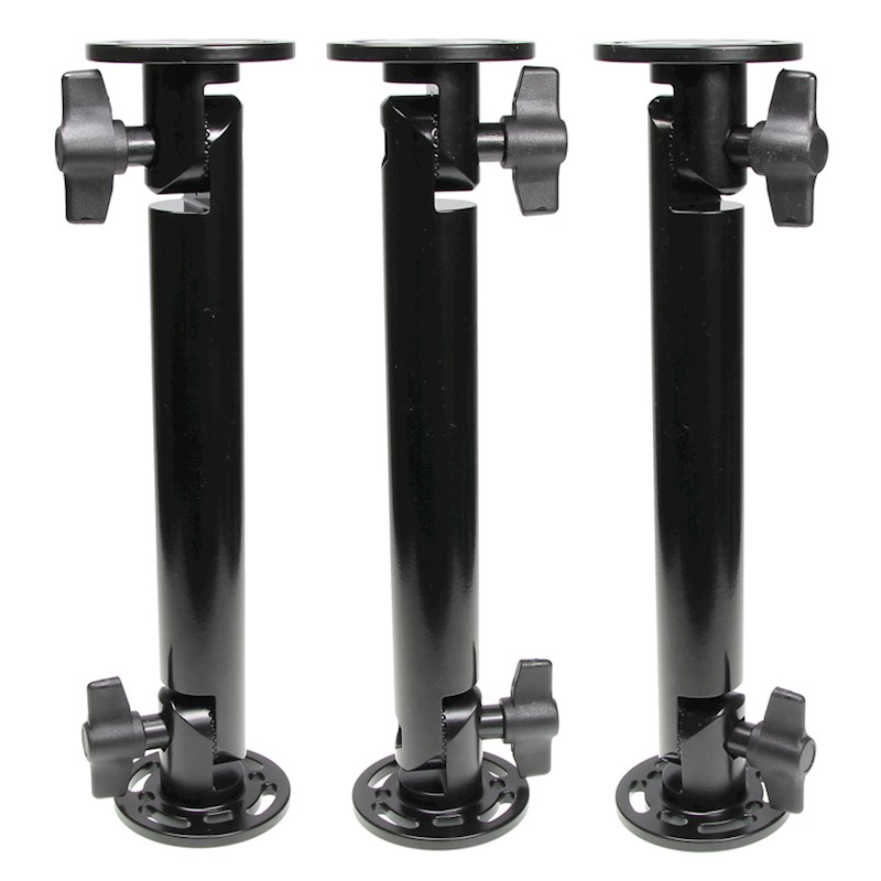 Brodit 215865 Sockelhalterung mit Flügelmutter 10"
