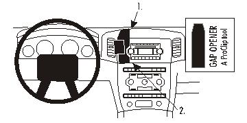 Brodit 853555 support voiture Jeep Grand Cherokee