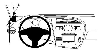 Brodit 804274 support voiture Seat Leon