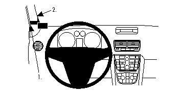 Brodit 804519 Autohalterung Opel Meriva