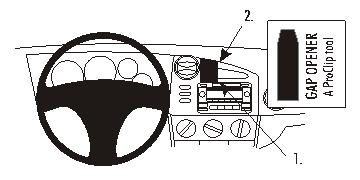 Brodit 853559 Autohalterung Toyota Matrix