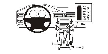 Brodit 833871 support voiture Volvo S80