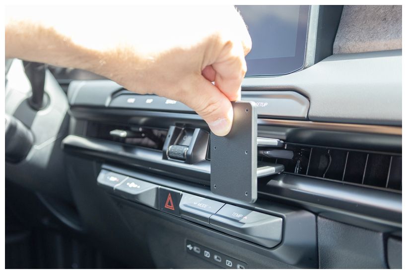 Brodit 856287 support voiture Kia Telluride, 27- fixation à la console