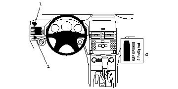 Brodit 803996 support voiture MercedesBenz C-Class