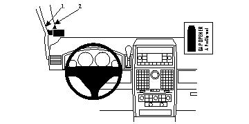 Brodit 804090 support voiture Chrysler Town&Countr