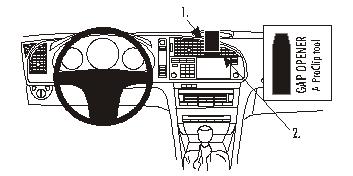 Brodit 853087 Autohalterung Saab 9-3