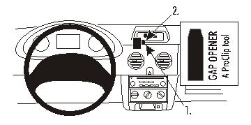 Brodit 853215 Autohalterung Nissan Kubistar