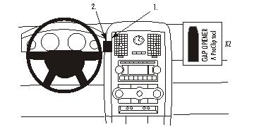 Brodit 853456 support voiture Chrysler 300