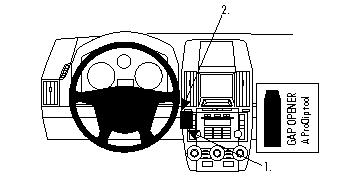 Brodit 854004 Autohalterung Land Rover Freelander2