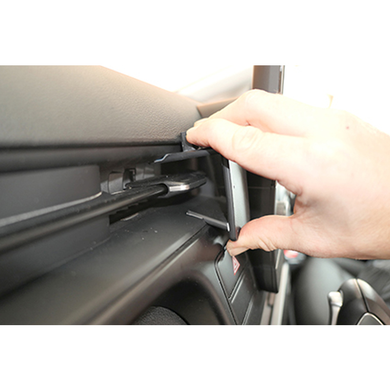 Brodit 855828 Autohalterung Hyundai, Staria 22-, an der Mittelconsole, Center mount, Angled mount