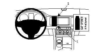 Brodit 854200 support voiture Jaguar XF