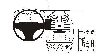 Brodit 853731 support voiture Ford Fiesta