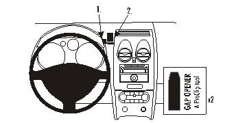 Brodit 853965 support voiture Nissan Qashqai