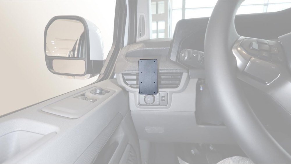 Brodit 806240 support voiture VW T7 Transporter/Pickup 25-, et Ford Transit Custom, 24-, partie gauche