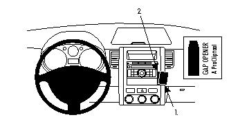 Brodit 854066 Autohalterung Nissan X-Trail