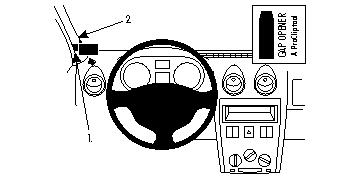 Brodit 804166 Autohalterung Dacia Logan