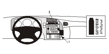Brodit 852593 Autohalterung Saab 9-5