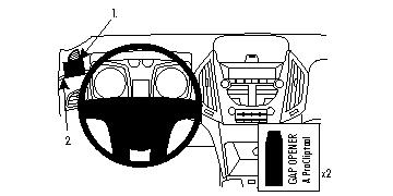 Brodit 804408 support voiture Chevrolet Equinox