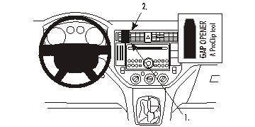 Brodit 853353 Autohalterung Ford C-Max