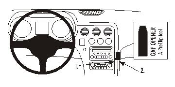 Brodit 853744 support voiture Alfa Romeo 159
