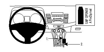 Brodit 834052 Autohalterung Mitsubishi Lancer