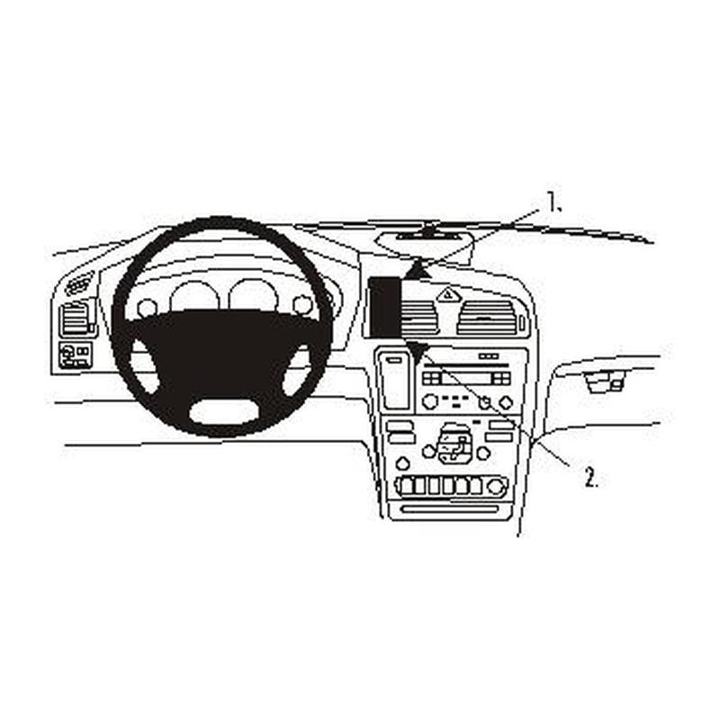 Brodit 852777 support Volvo S60 annee 00-10 Center mount