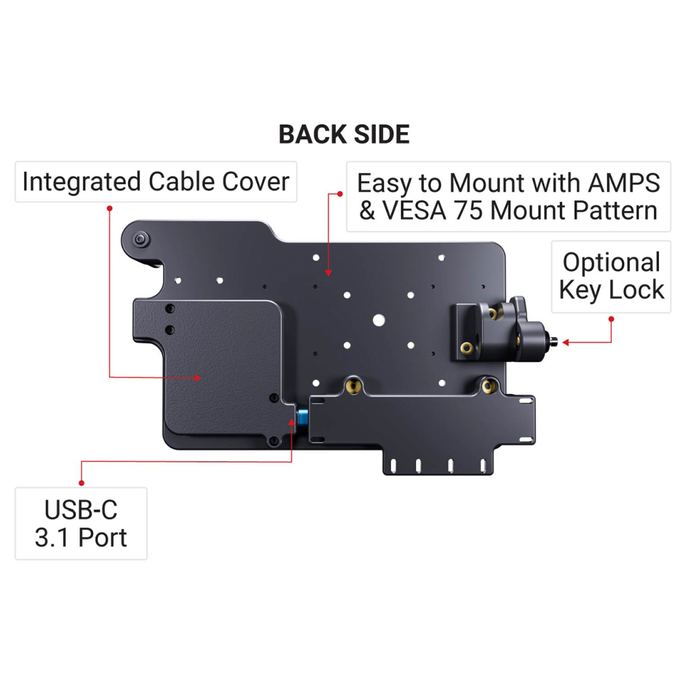 Brodit 216413 ModTek Dock mit HUB für Apple Geräte