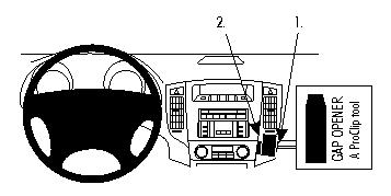 Brodit 853982 Autohalterung Mitsubishi Pajero
