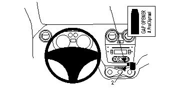 Brodit 854385 Autohalterung Alfa Romeo MiTo