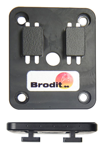 Brodit plaque de montage, horizontal