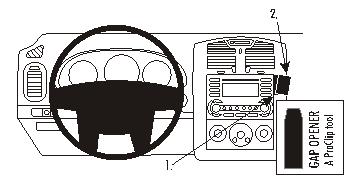 Brodit 853304 Autohalterung Chevrolet Malibu