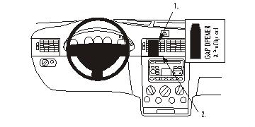 Brodit 853204 Autohalterung Ford Tourneo Connect
