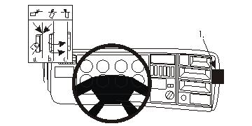 Brodit 853673 support voiture Scania P-series