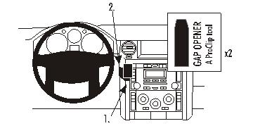 Brodit 853572 support voiture Land Rover Discover3
