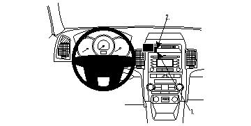 Brodit 854446 Autohalterung Kia Sorento