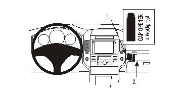 Brodit 853478 support voiture Toyota Corolla Verso