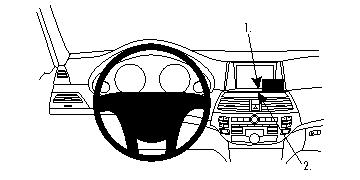 Brodit 854600 support voiture Honda Accord
