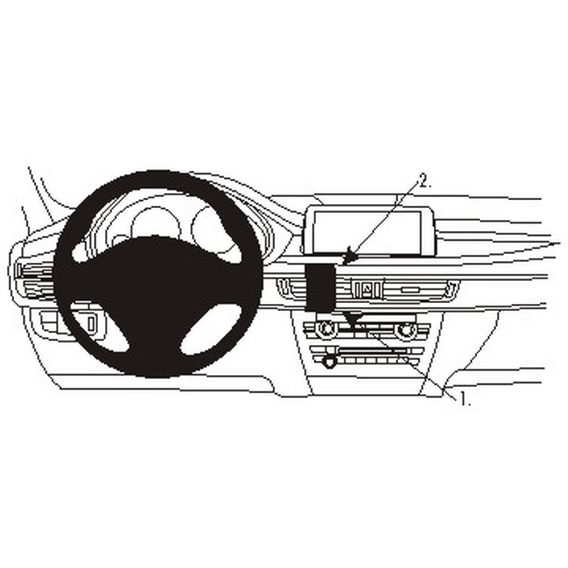 Brodit 854979 Halterung BMW X5 Baujahr 14-18, Angled mount
