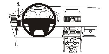 Brodit 803504 support voiture Volvo XC90