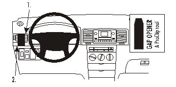 Brodit 803803 Autohalterung Toyota Corolla