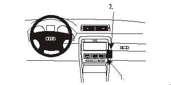 Brodit 853092 Autohalterung Audi A4 Caiolet